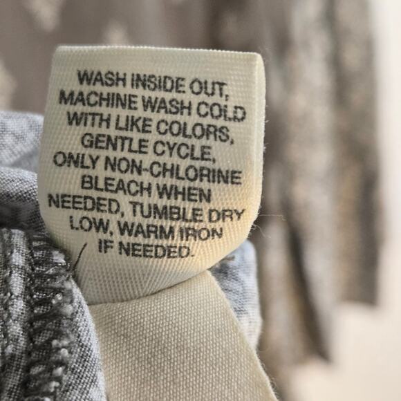 Mudd Women's Boho Top. Size Medium. Green And Cream Color. - Picture 10 of 10